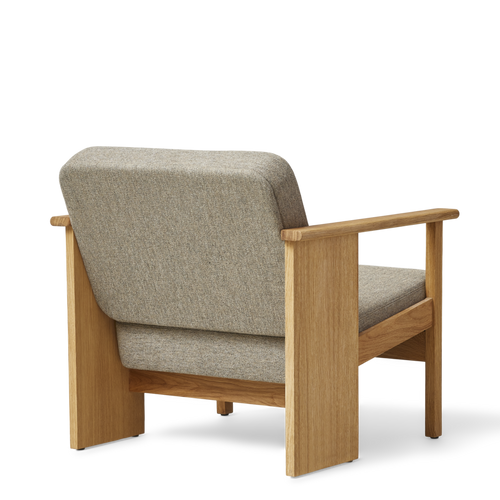 Form & Refine Block Lounge Chair, Oak Hallingdal 65