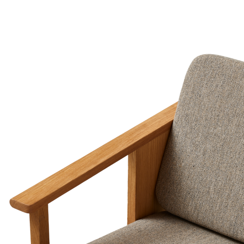 Form & Refine Block Lounge Chair, Oak Hallingdal 65