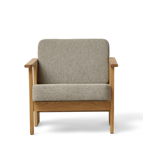 Form & Refine Block Lounge Chair, Oak Hallingdal 65