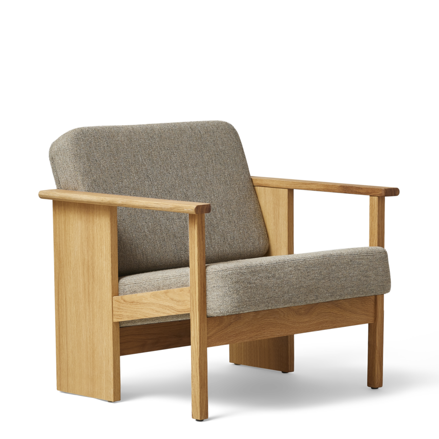 Block Lounge Chair - Oak Hallingdal 65-227
