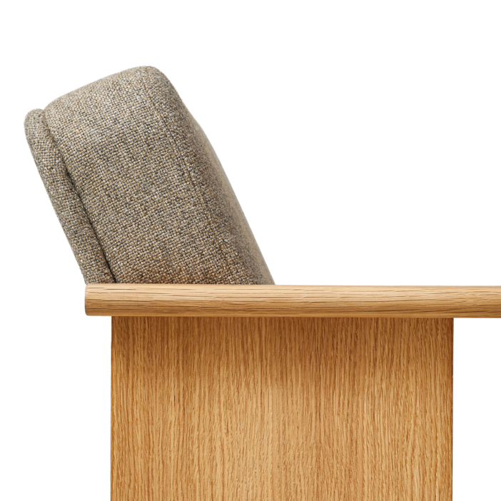 Block Lounge Chair - Oak Hallingdal 65-227