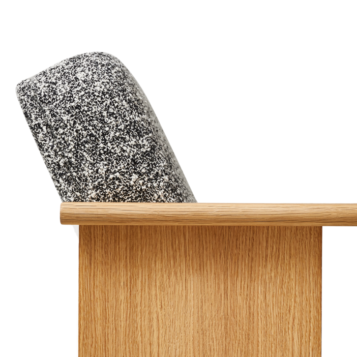 Block Lounge Chair - Oak Zero - 0004