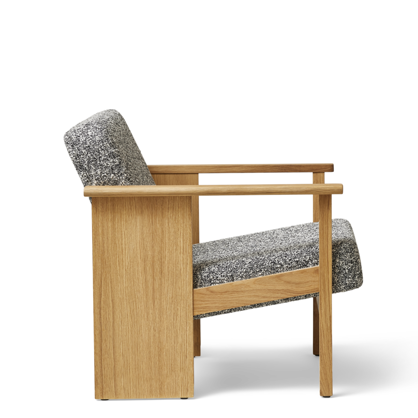 Block Lounge Chair - Oak Zero - 0004