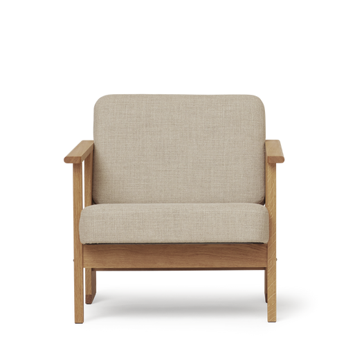 Form & Refine Block Lounge Chair, Oak - COM