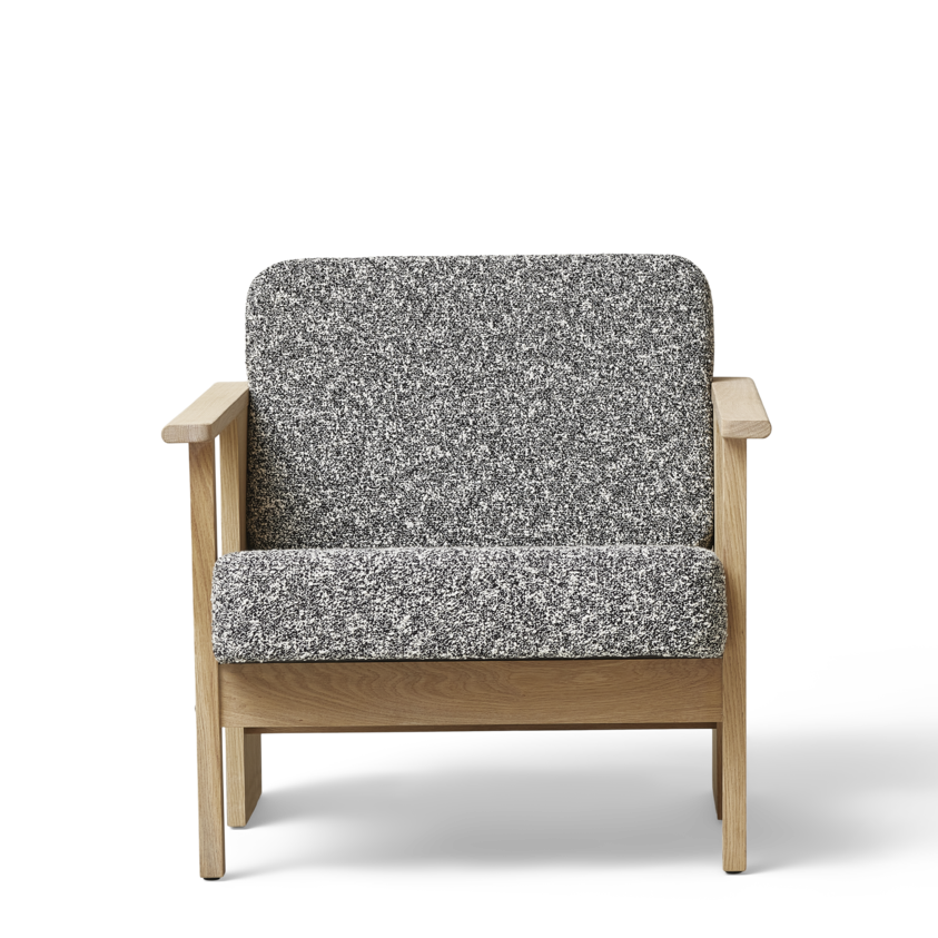 Block Lounge Chair - White Oak Zero - 0004
