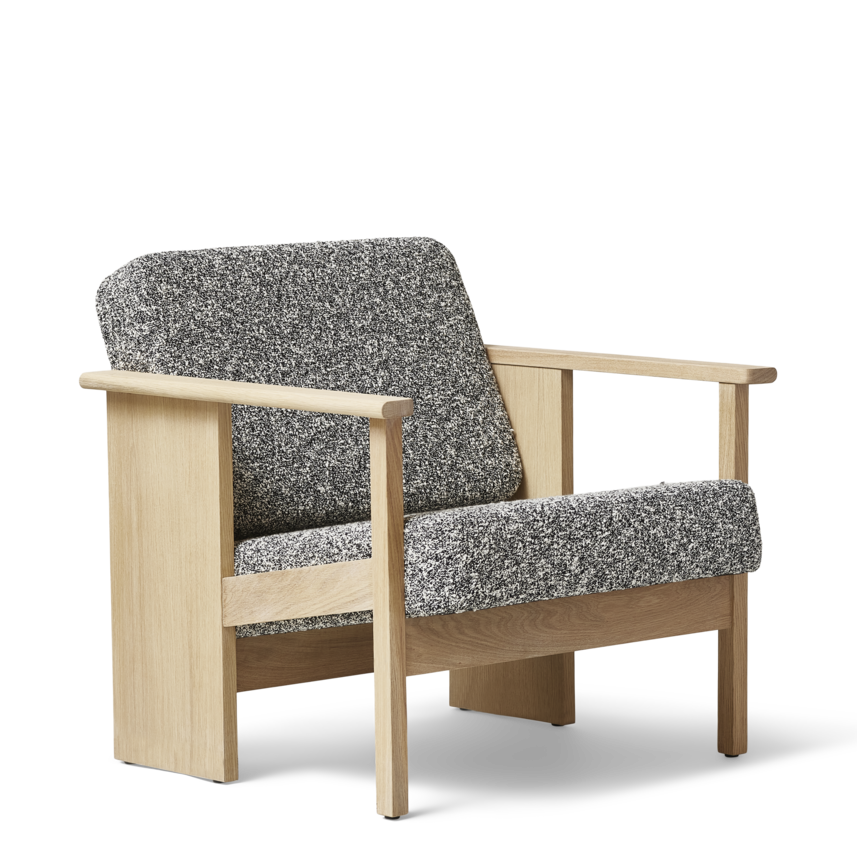 Block Lounge Chair - White Oak Zero - 0004