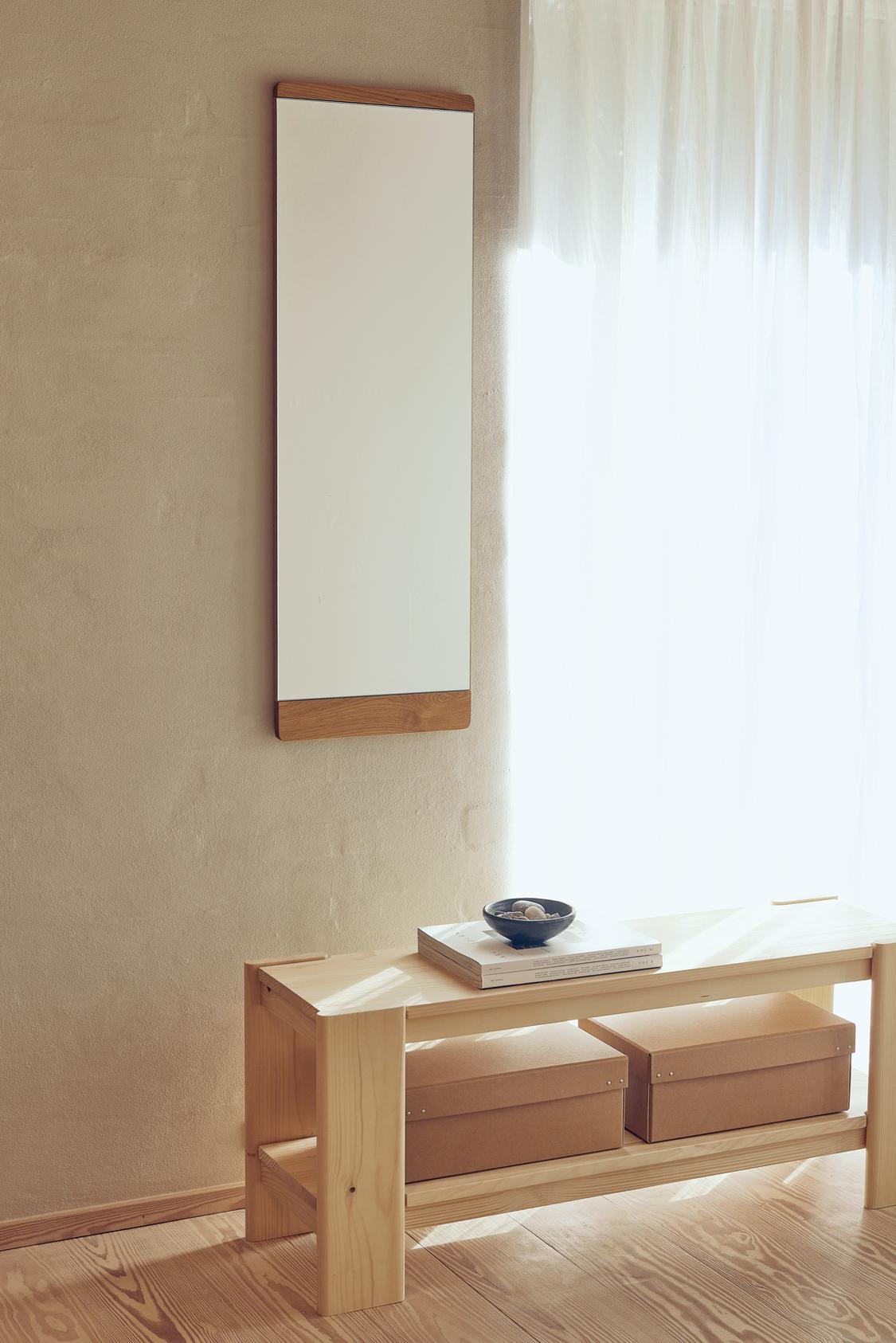 Rim Mirror 35-110 - Oak