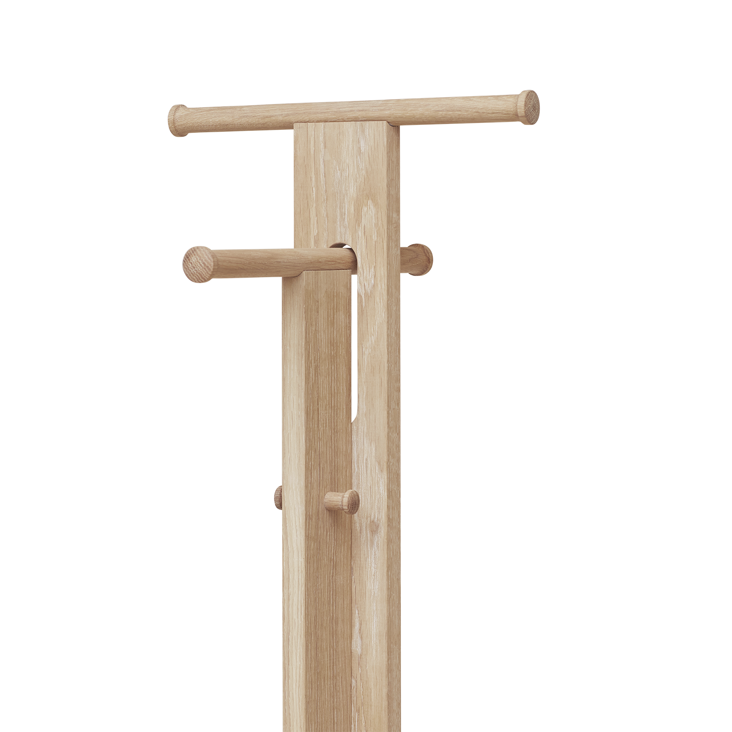Foyer Coat Stand - White Oak