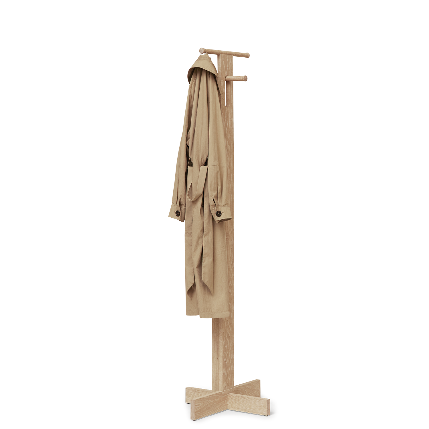 Foyer Coat Stand - White Oak