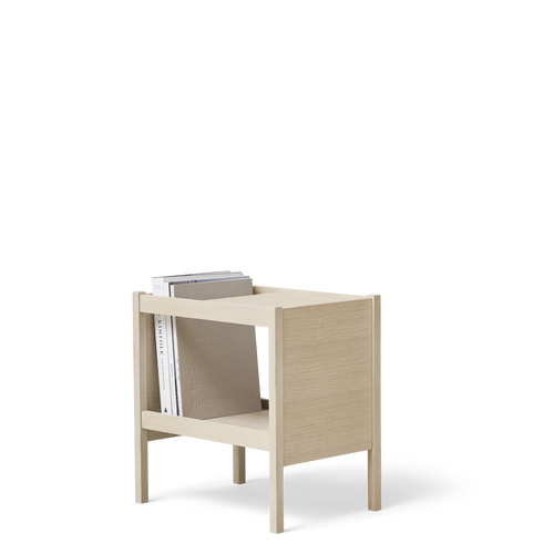 Journal Side Table, White Oak