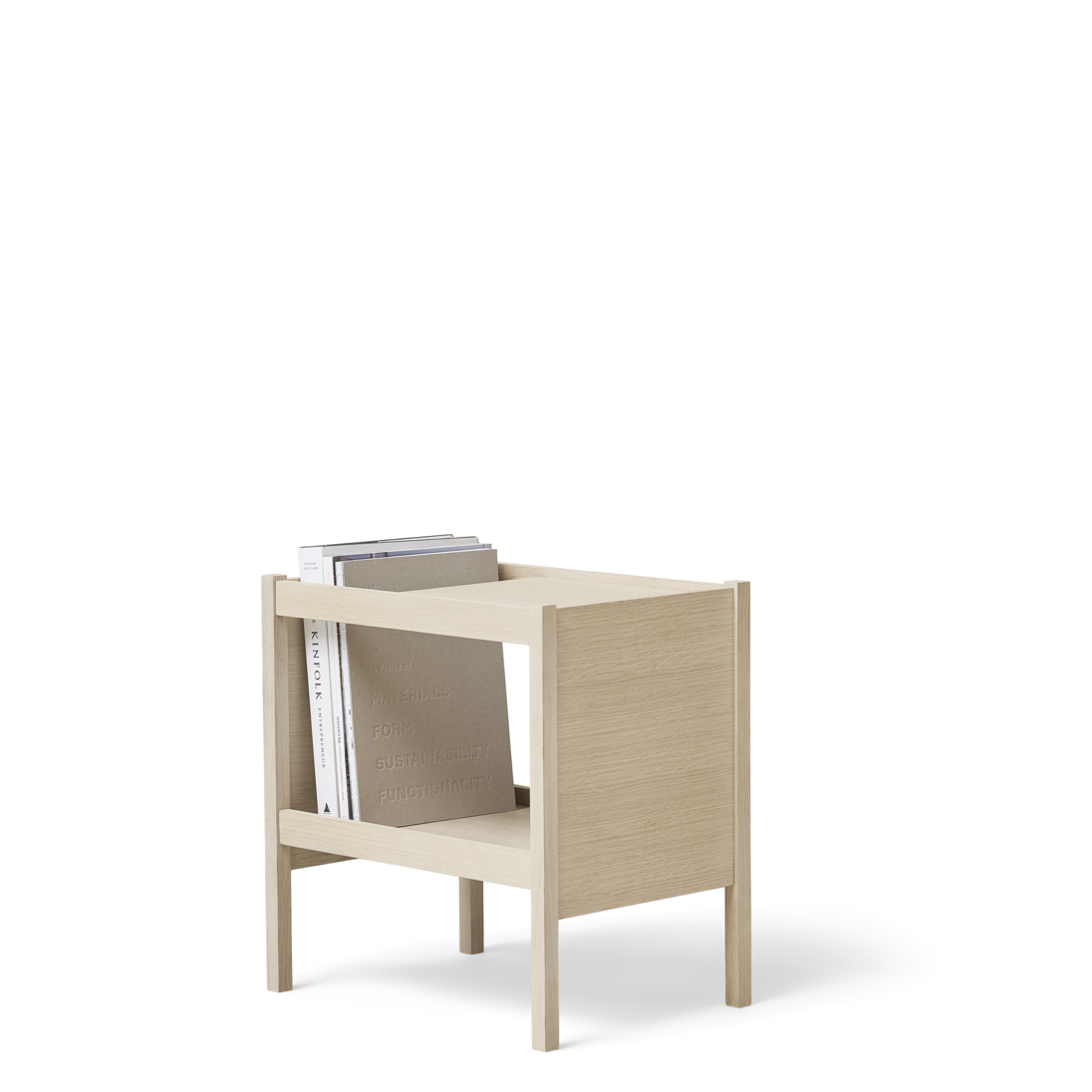 Journal Side Table - White Oak