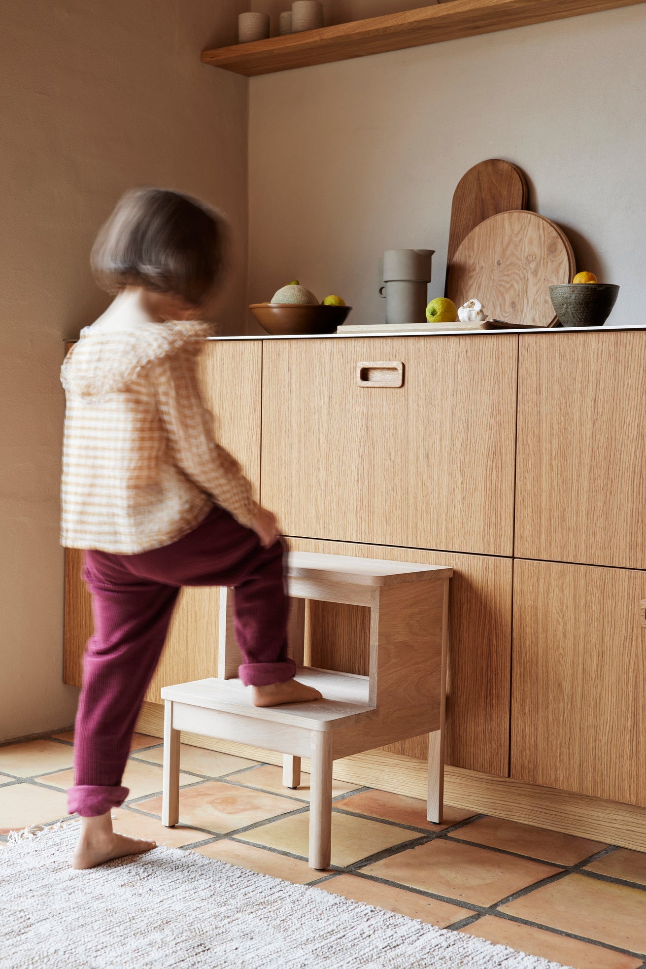 A Line Stepstool - White Oak