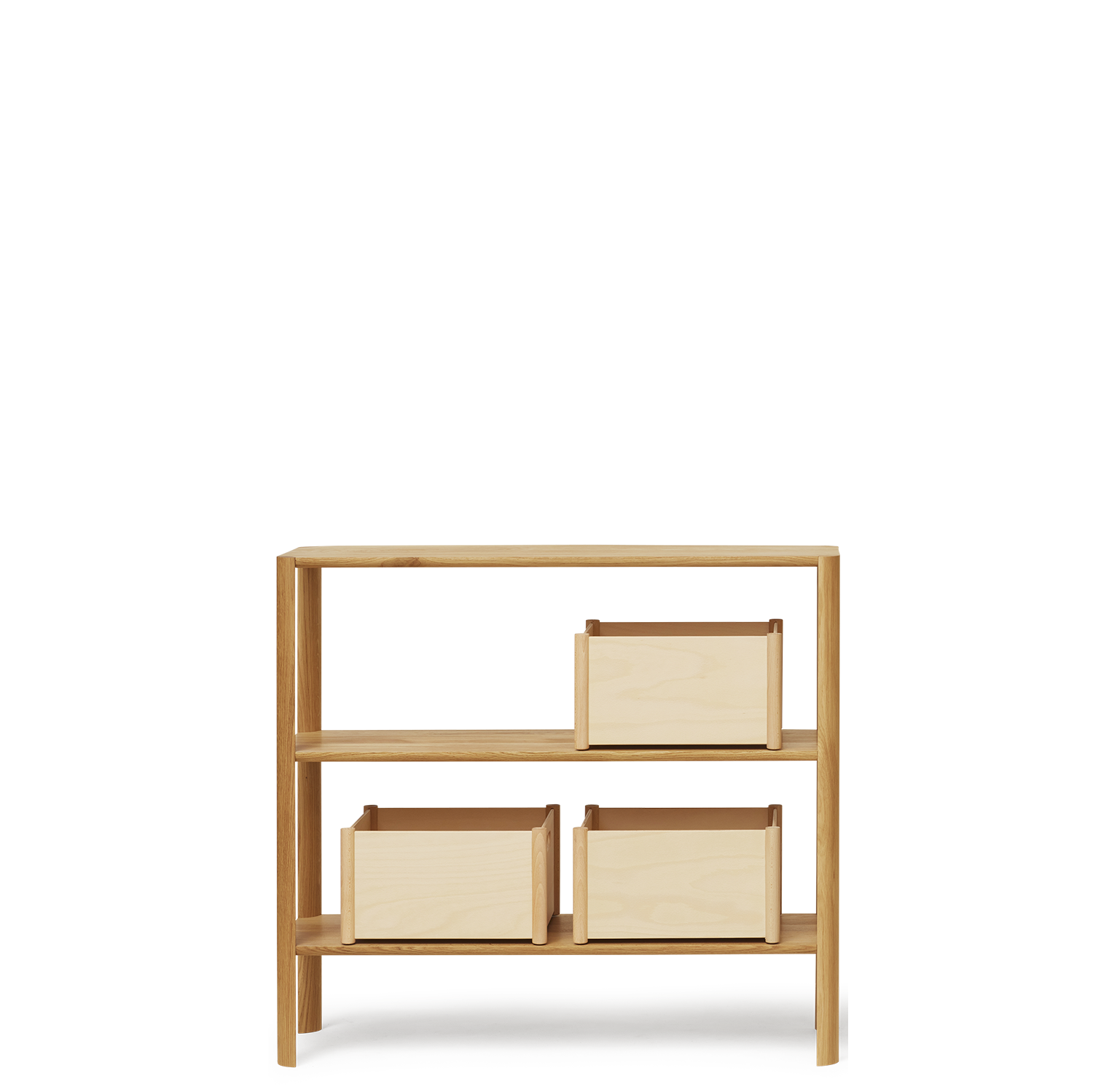 Leaf Shelf 1x3 - Oak