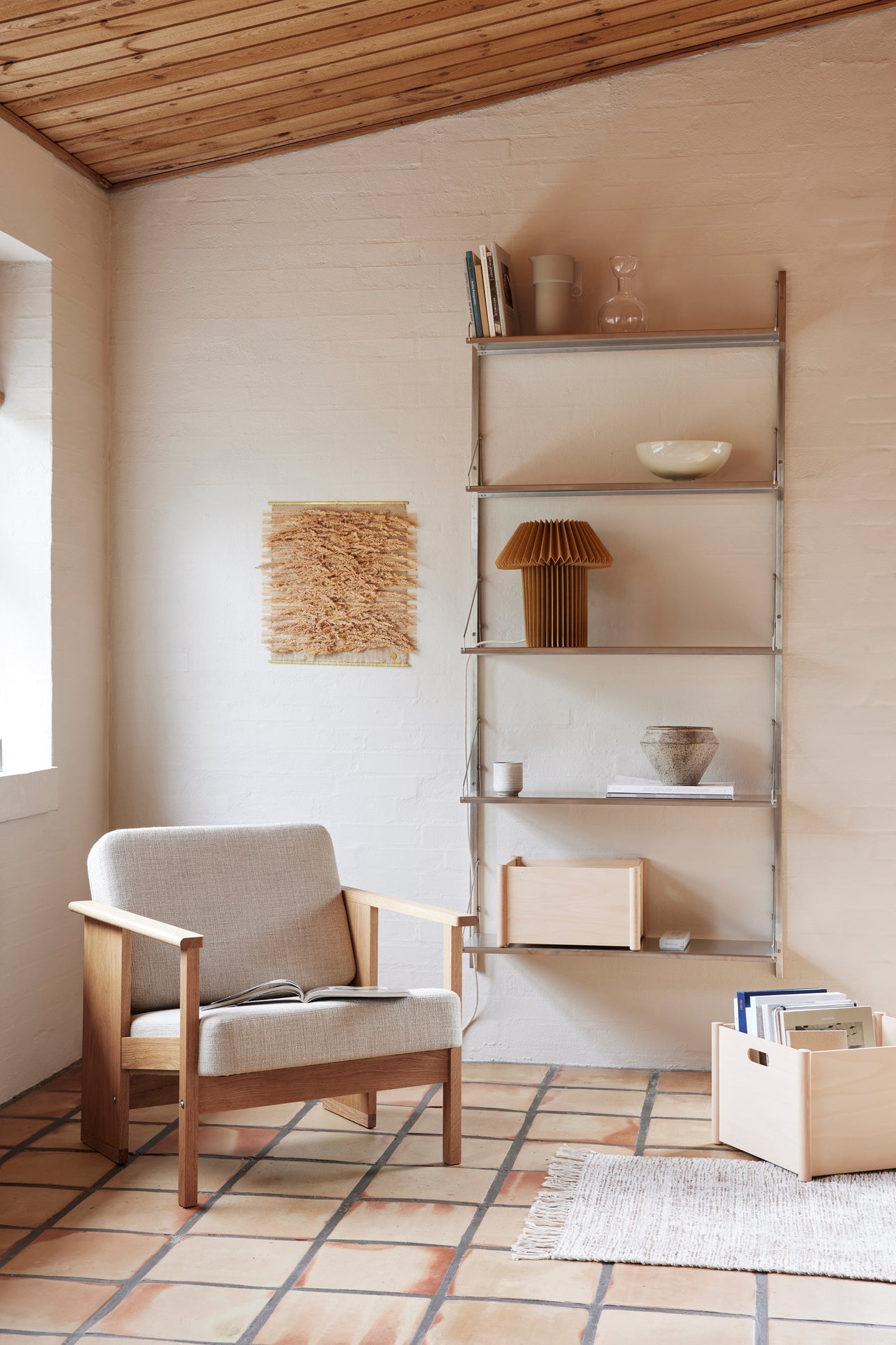 Pillar Storage Box - Medium - Beech