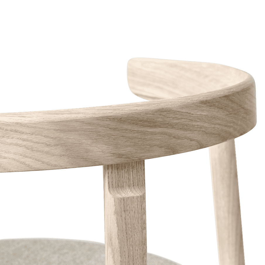 Lunar Chair - White Oak Hallingdal 65