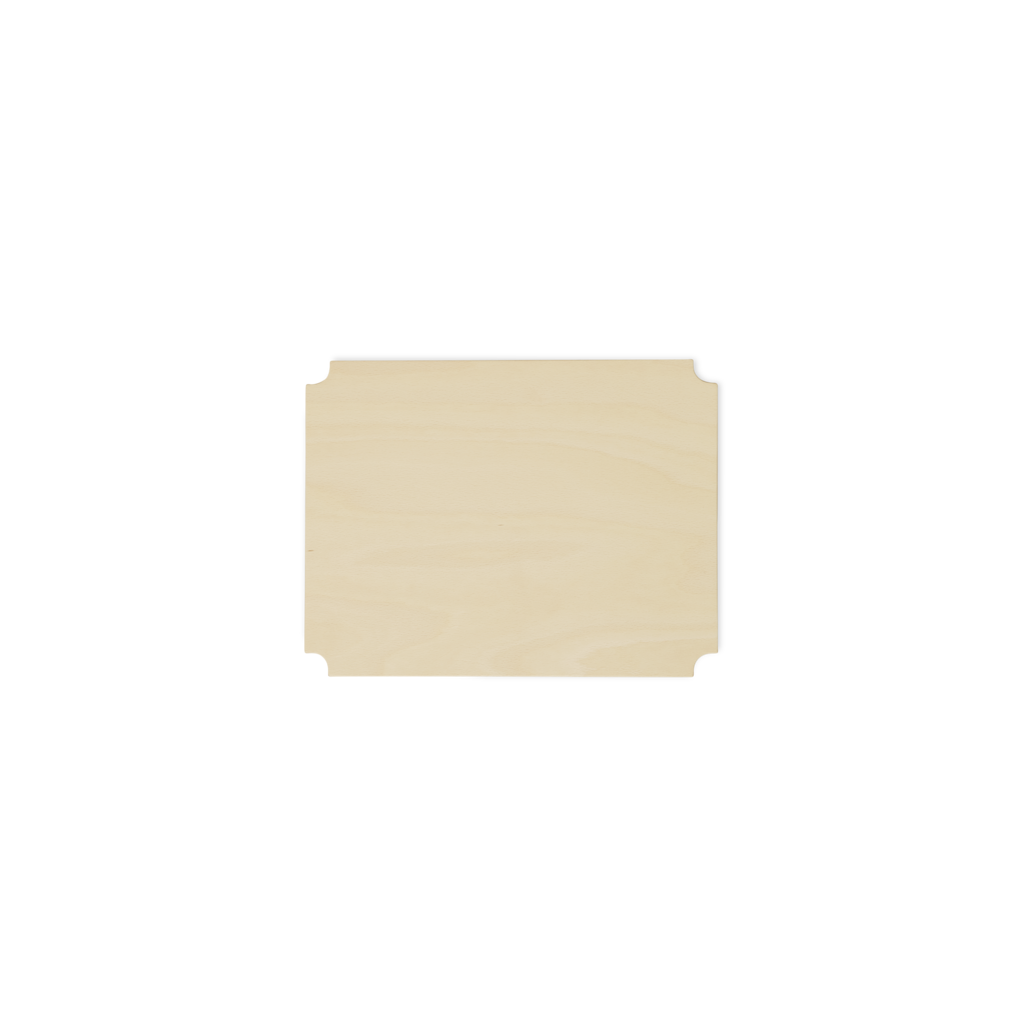 Pillar Storage Box Lid - Medium - Beech