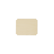 Pillar Storage Box Lid - Medium - Beech