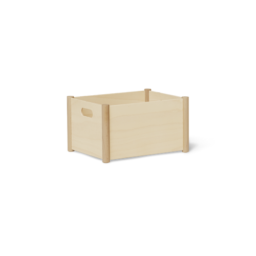 Form & Refine Pillar Storage Box, Medium, Beech