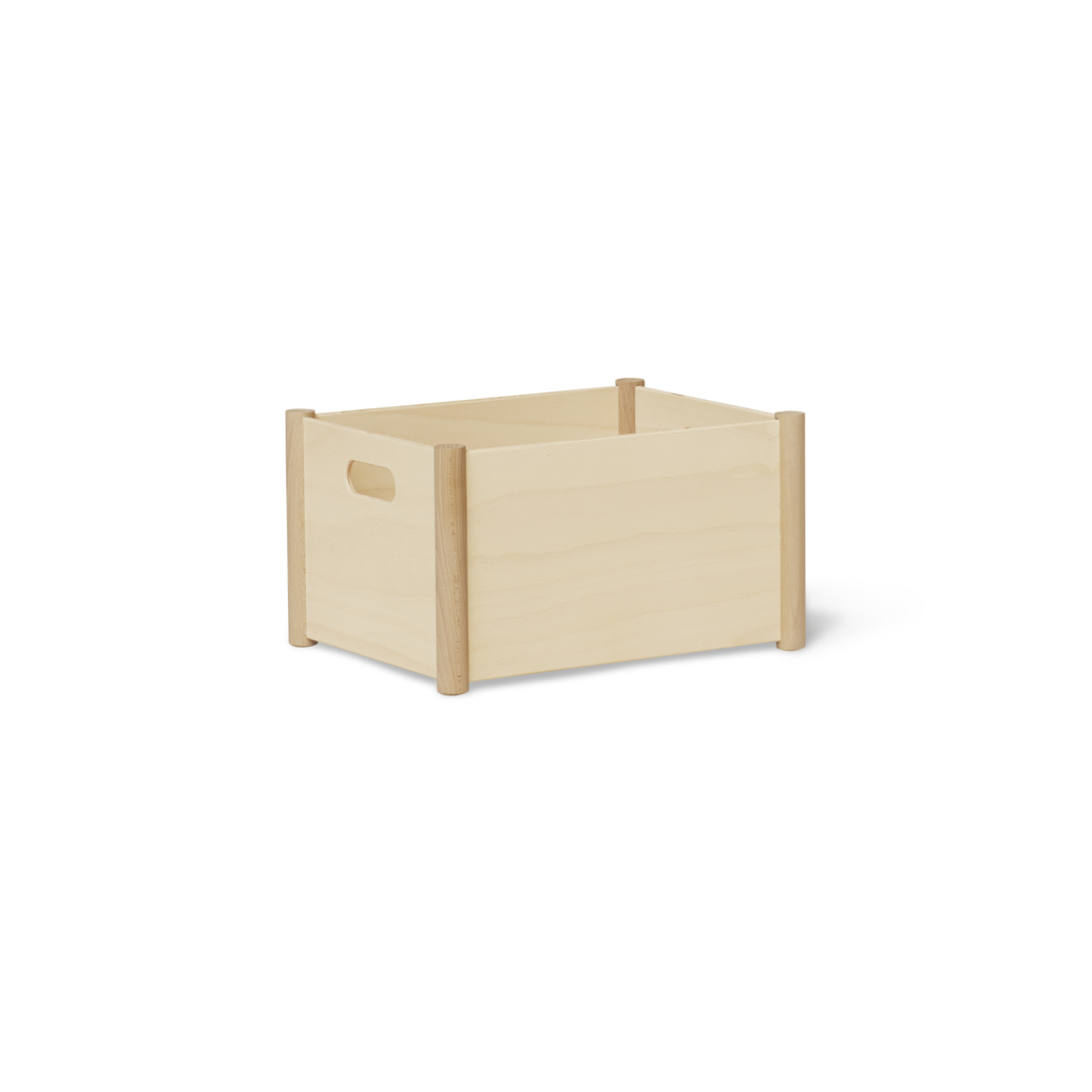 Pillar Storage Box - Medium - Beech