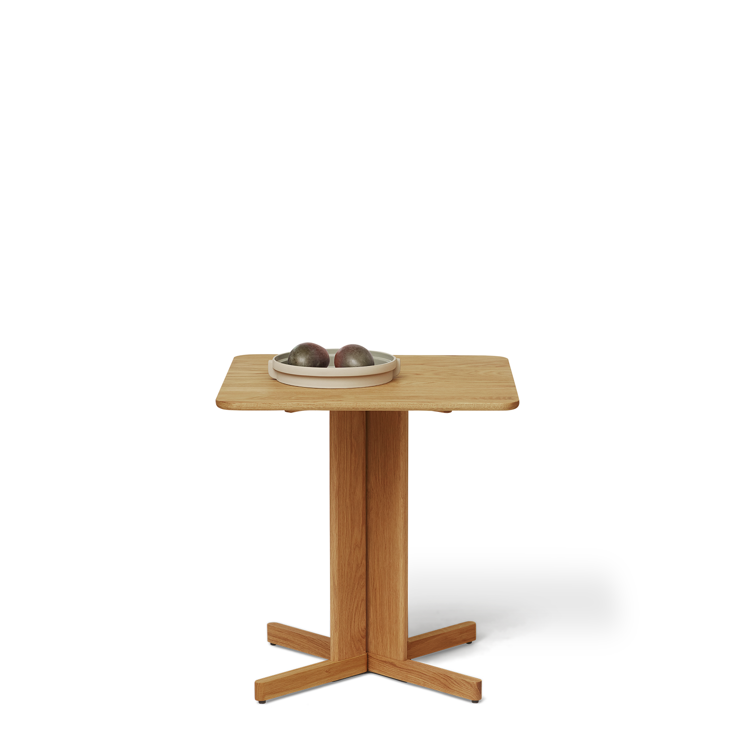Trefoil Square Table 68x68 - Oak