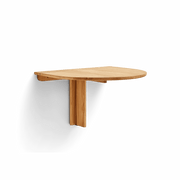 Trefoil Folding Wall Table - Oak