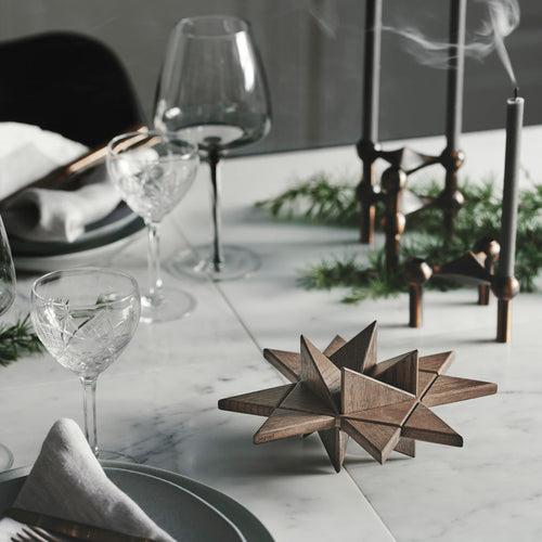 Boyhood Fröbelstar Table, Smoke Stained Oak