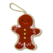 Needlepoint Icon Ornament - Gingerbread