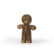 Gingerbread Man - Small Smoke Stained Oak