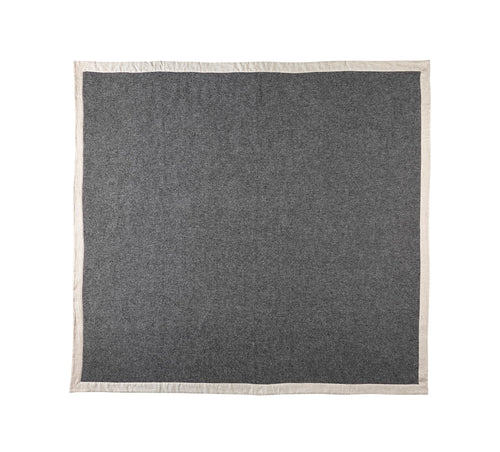 Silkeborg Uldspinderi Gotland 220x240 cm Blanket 0116 Dark Nordic Grey