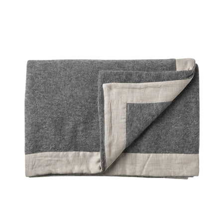 Silkeborg Uldspinderi Gotland 220x240 cm Blanket 0116 Dark Nordic Grey