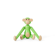 Kay Bojesen Monkey, Mini, Light Green, H: 3.7"