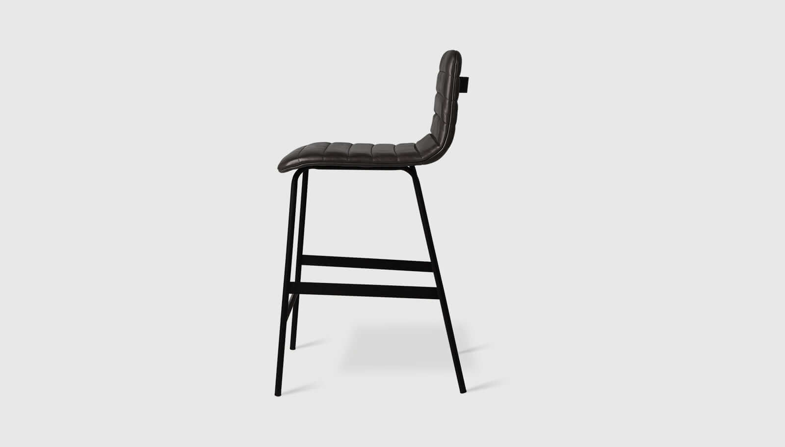 Saddle Black Leather /