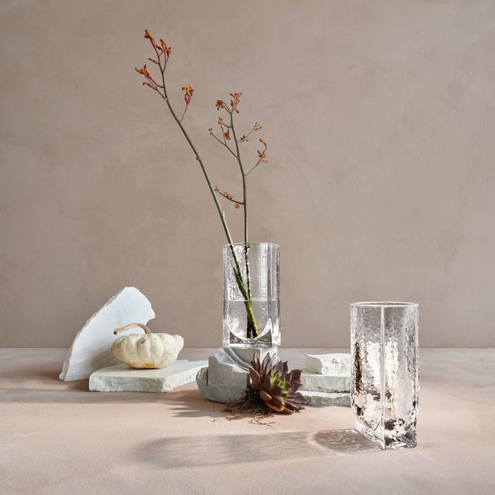 Holmegaard Forma Vase, Clear, H: 7.9"
