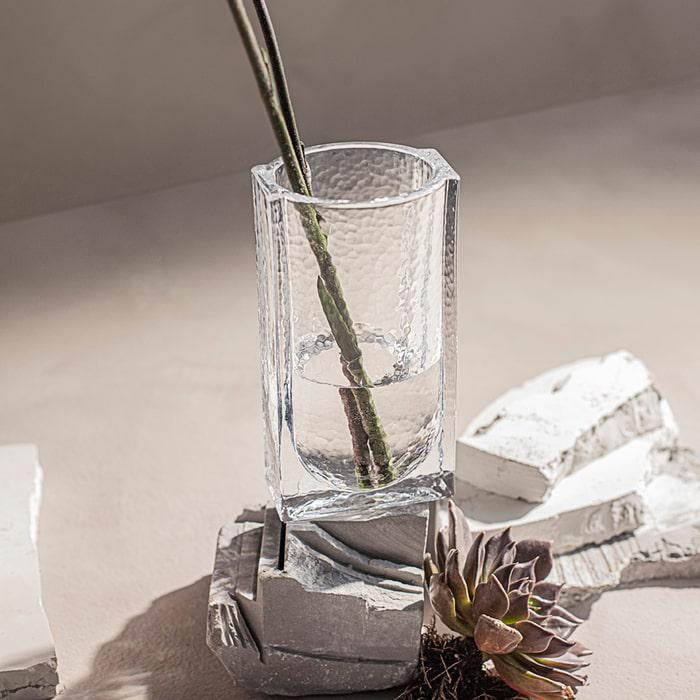 Holmegaard Forma Vase, Clear, H: 7.9"