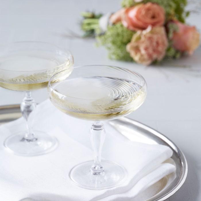 Holmegaard Regina Champagne Glass, Clear, 8.5 Oz