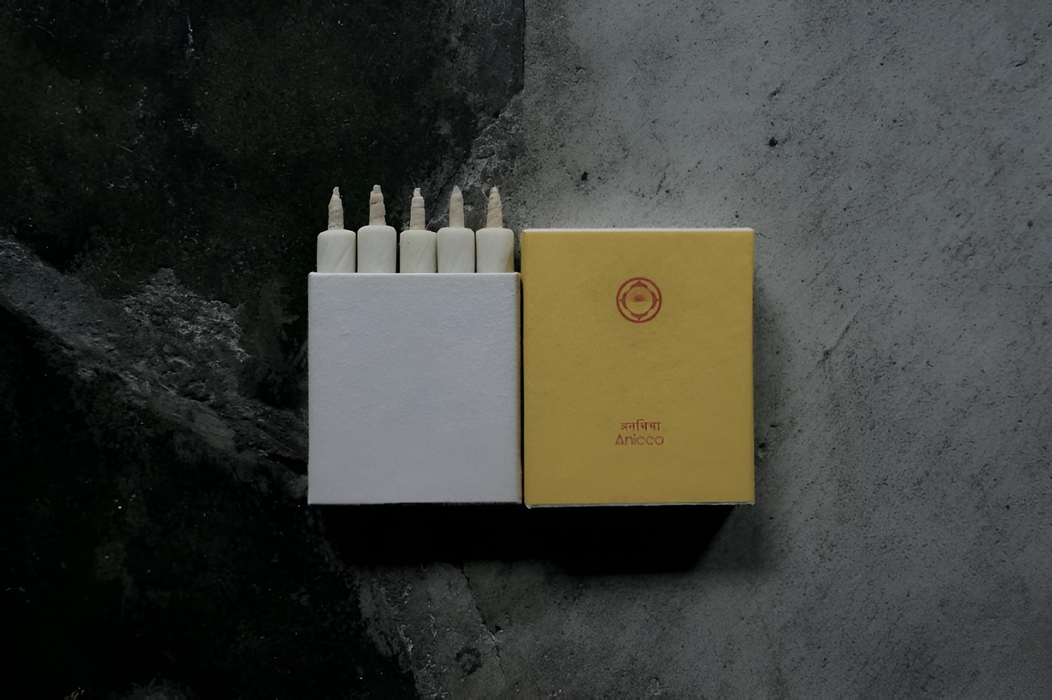 Traditional Japanese Candle - Set of Five