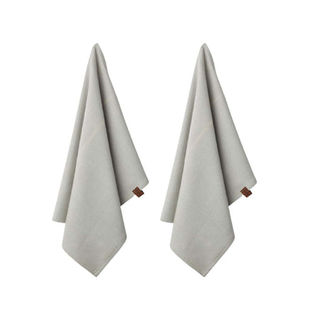 HUMDAKIN Humdakin Organic tea towel - 2 pack Organic textiles 019 Stone