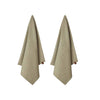 HUMDAKIN Humdakin Organic tea towel - 2 pack Organic textiles 026 Oak