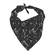 Frenchie Cooling Bandana - Black Marble