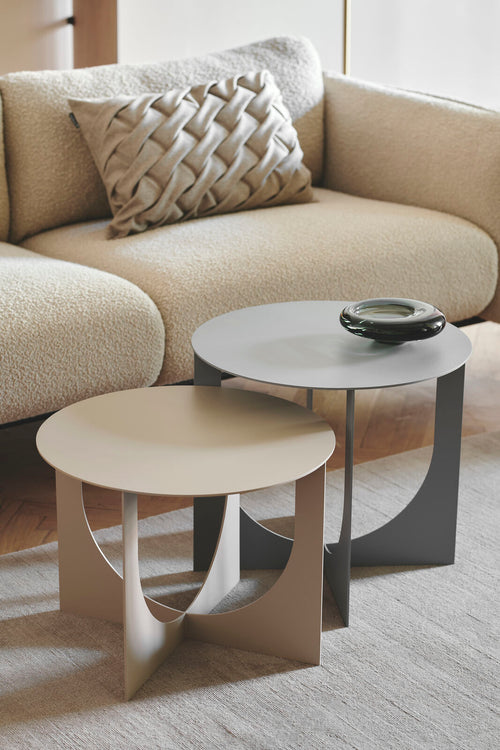 Inverse V1 Table, Small, Beige