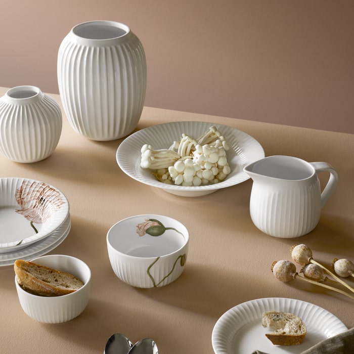Kähler Hammershøi Sauce Boat, White, H: 4.5"