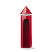 Kay Bojesen Sentry Box, Red/White, H: 14.2"
