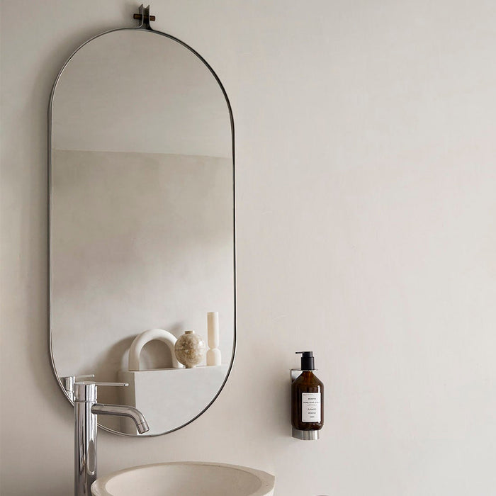 Kristina Dam Studio Dowel Mirror Round, Capsule