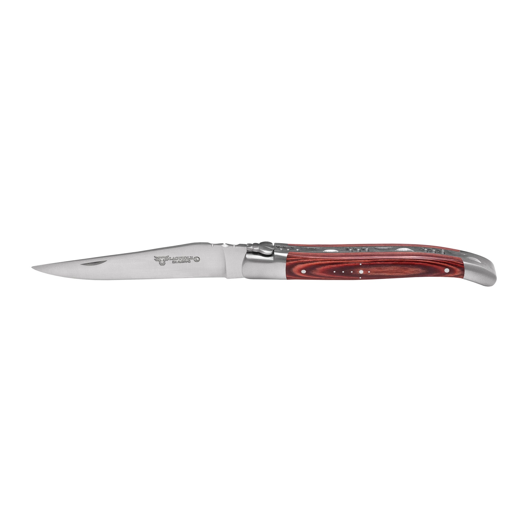 Laguiole en Aubrac Luxury Multipurpose Forged Folding Knife, With Pakawood Handle, 4.75- Inches