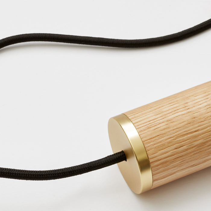 Sphere IV Pendant Light in Oak