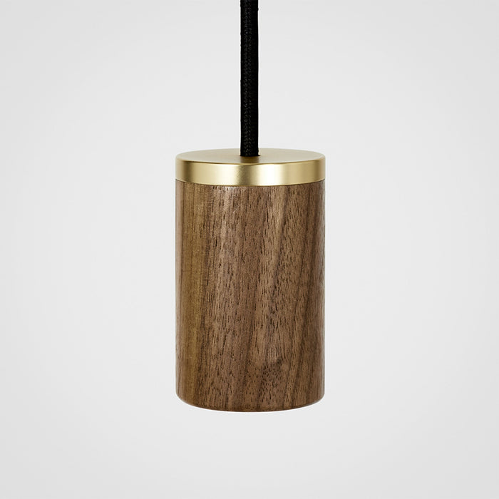 Oval II Pendant Light in Walnut