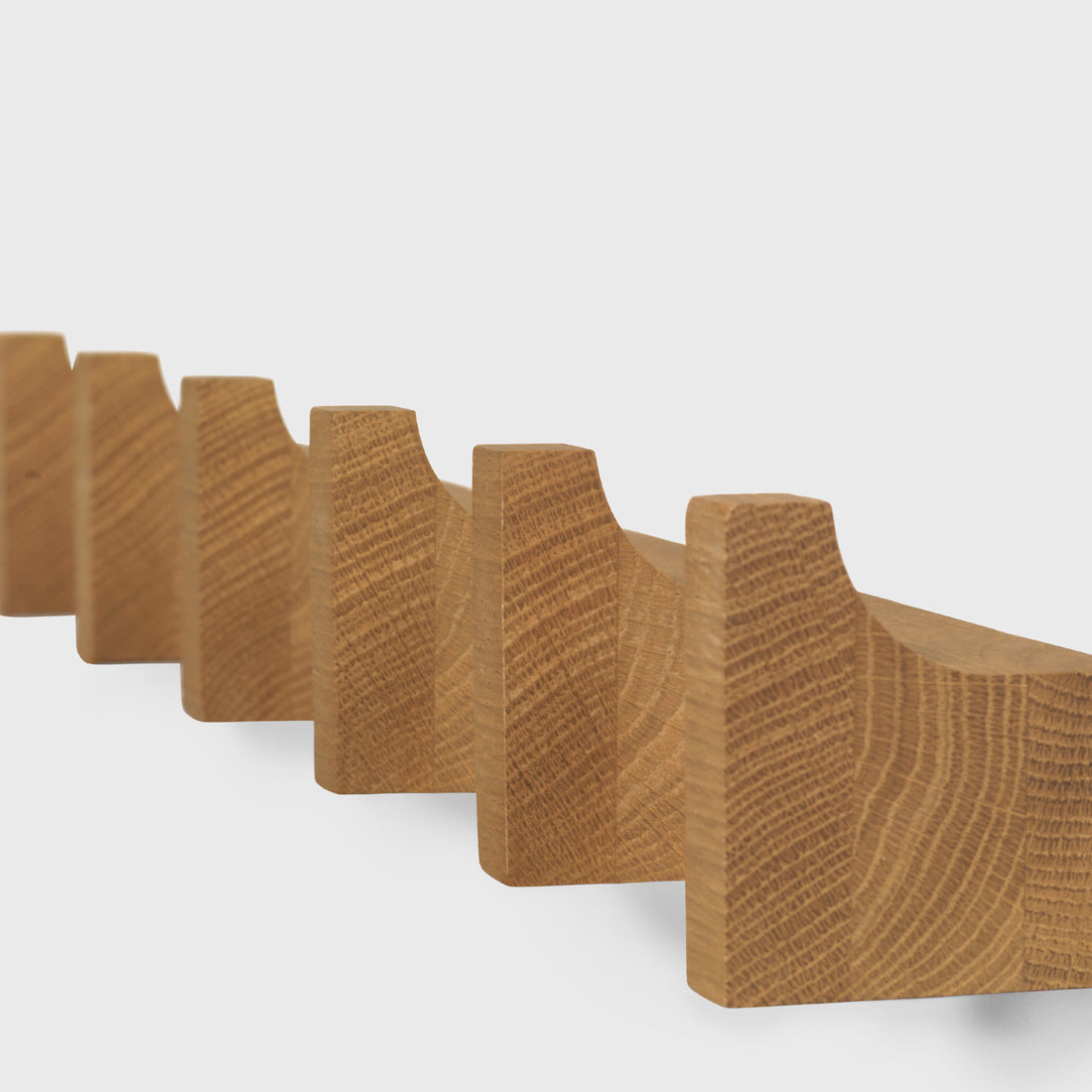 Column Coat Rack - Long Warm Oak