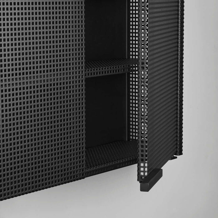 Kristina Dam Studio Grid Wall Cabinet, Black