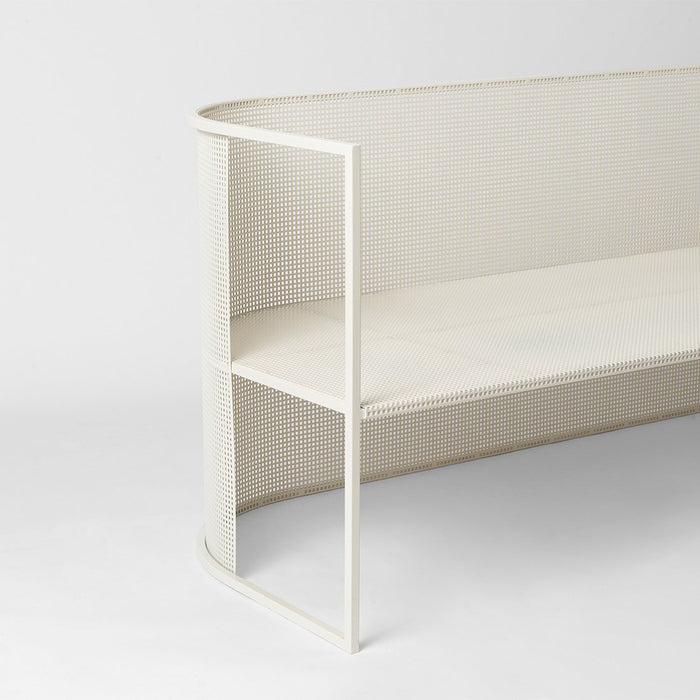 Kristina Dam Studio Bauhaus Lounge Bench, Beige