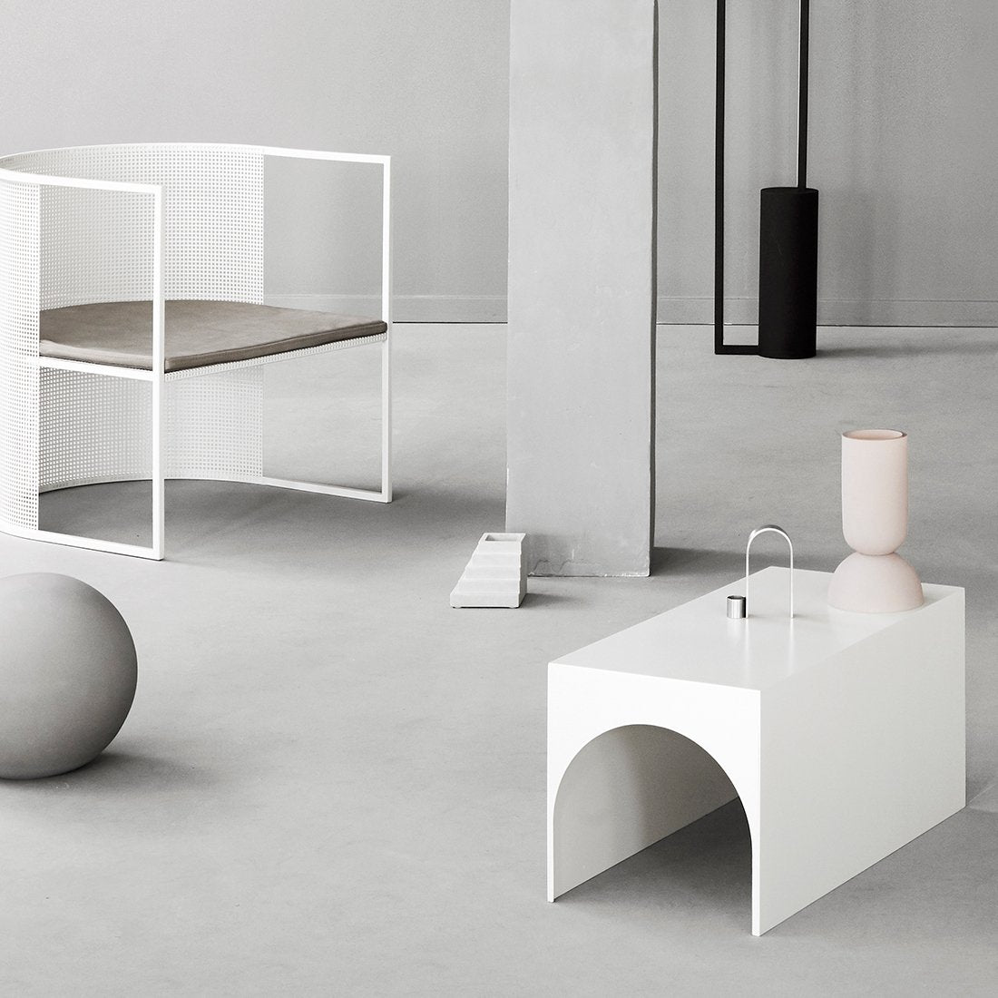Arch Table - Beige
